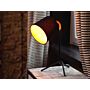 Table Lamp Black With Orange Metal 42h Cm Tripod Base Modern Designer Night Lamp