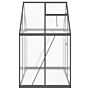 Vidaxl Greenhouse With Base Frame Anthracite 169x114x195 Cm Aluminium