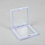 Med 3d Floating Frame Display 9x9cm - White