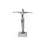 Silver Standing Couple Statue