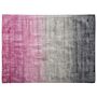 Rug Grey With Pink 160 X 230 Cm Ombre Effect Viscose