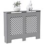 Oxford Radiator Cover Grey, Medium