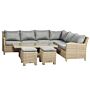 Wentworth 7pc Deluxe Modular Corner Dining / Lounging Set