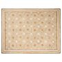 Area Rug Beige Jute 300 X 400 Cm Braided Handmade Natural Boho Style Textile