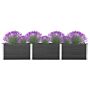 Vidaxl Garden Raised Bed 300x50x54 Cm Wpc Grey