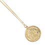 Celtic Fc 18ct Gold Plated On Silver Pendant & Chain