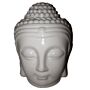 Buddah Head Oil Burner - White