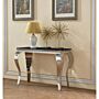 Arriana Marble Console Table With Stainless Steel Base