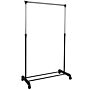 Home Vida Single Garment Rack, Silver