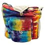 Tiedye Hemp Study Bag With Front Pocket