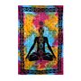 Double Cotton Bedspread + Wall Hanging - Chakra Buddha