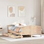 Vidaxl Bed Frame Without Mattress 140x190 Cm Solid Wood Pine