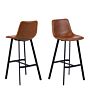 I_oregon Bar Chair In Brown Set Of 2