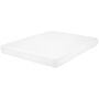 Foam Mattress White Fabric Super King Size 6ft Medium Firm