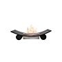 Adam Calda Freestanding Bio Ethanol Fire In Black