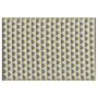 Outdoor Area Rug Grey And Yellow Synthetic Materials Rectangular 120 X 180 Cm Triangle Pattern Balcony Accessories