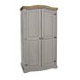 Corona Grey 2 Door Wardrobe