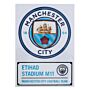 Manchester City Fc A4 Car Decal