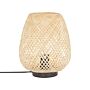 Table Lamp Light Wood Bamboo 30 Cm