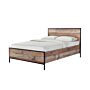 Hoxton 4.6ft Double Bed Oak Effect