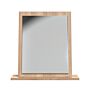 Contrast Small Desktop Mirror In Bardolino Oak