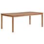 Vidaxl Garden Table 200x100x77 Cm Solid Teak Wood