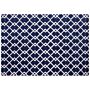 Area Rug Blue Fabric 160 X 230 Cm Geometric Rectangular