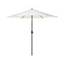 Garden Sun Parasol Light Beige Fabric 230 Cm Weather Resistant