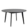 Roxby Round Dining Table In Black 140x76cm