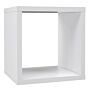 Mauro Singular Storage Unit In Matt White