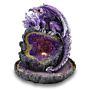 Crystal Cave Purple Dragon Led Backflow Incense Burner