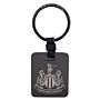 Newcastle United Fc Galvanised Keyring