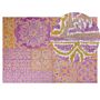 Area Rug Multicolour Wool 140 X 200 Cm Oriental Pattern