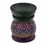 Soapstone Oil Burner 10cm - Flower Of Life - Five Colours