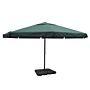 Aluminium Umbrella With Portable Base Green