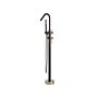 Bathtub Faucet Black Gold Chrome Freestanding 118 Cm With Hand Shower