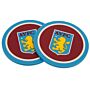 Aston Villa Fc 2pk Coaster Set