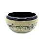 Earth Powder Singing Bowl - Mantra Five Buddha - 16cm