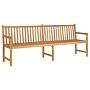 Vidaxl Garden Bench 228 Cm Solid Teak Wood