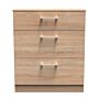 Devon 3 Drawer Deep Chest In Bardolino Oak