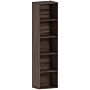 Oxford 5 Tier Cube Bookcase, Walnut