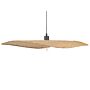 Pendant Lamp Light Wood Bamboo Natural Hand Woven Shade Ceiling Decor Light