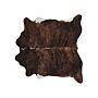 Cowhide Rug Dark Brown Cow Hide Skin 2-3 M² Country Rustic Style Throw Brazilian Cow Hide