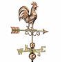 Bantam Rooster Farmhouse Copper Weathervane