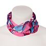 Pink Patterned Neck Scarf Face Covering