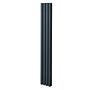 Oval Column Radiator – 1800mm X 240mm – Anthracite Grey