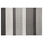 Area Rug Grey 140 X 200 Cm Wool Living Room Home Office Patches