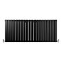 Designer Flat Panel Radiators Matt Black 600mm X 1400mm