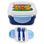 Bento Clip Lock Lunch Box With Cutlery - Adoramals Highland Coo