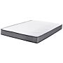 Pocket Spring Mattress White With Black Fabric Super King Size 6ft Medium Firm